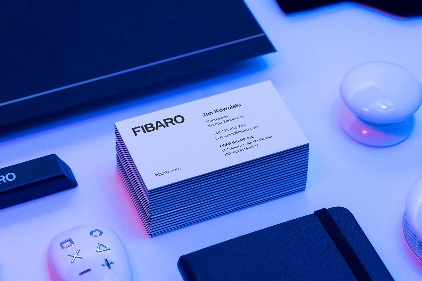 fibaro Smart Home print design  Layout Brand Design kommunikat rebranding visual identity identyfikacja wizualna brand design system