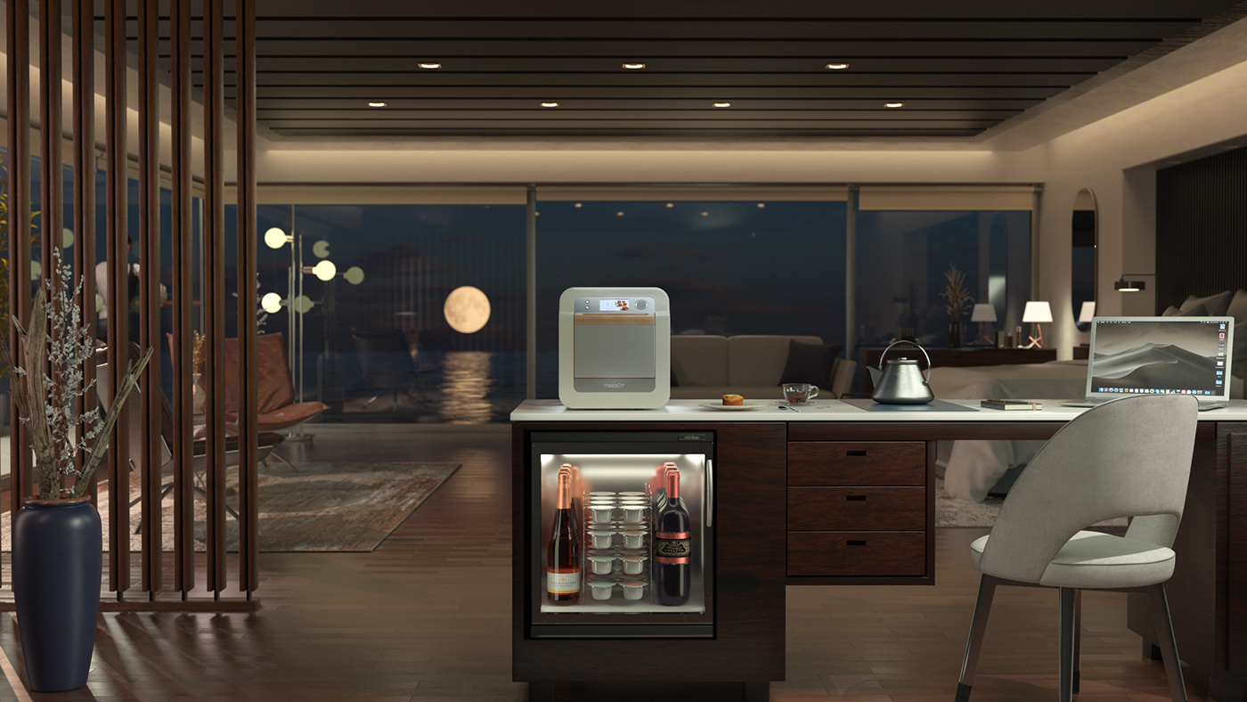 3D 3d modeling 3DDesign CGI environment Food  indoor interior design  Render visualization