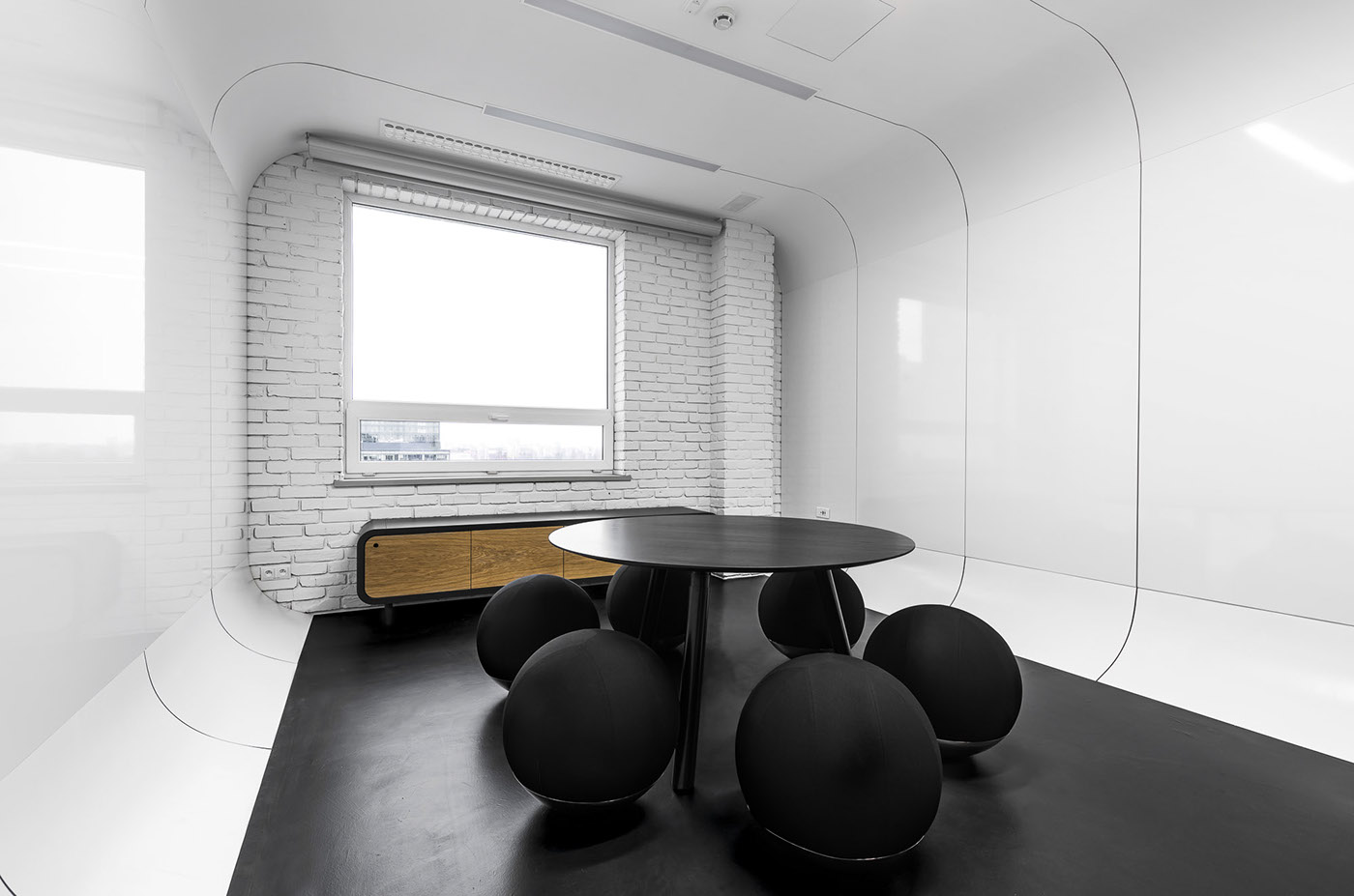 warsaw poland modelina poznan Interior minimal brick Office
