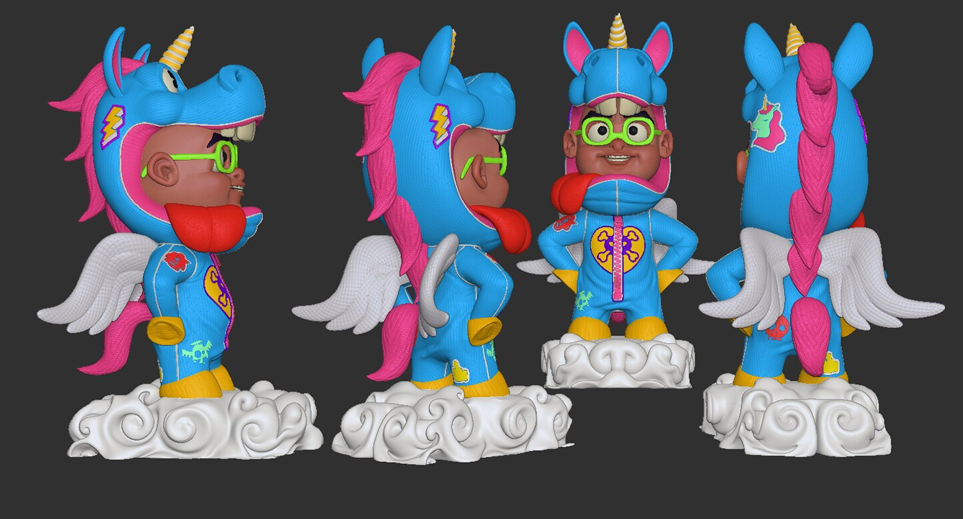 3D cartoon Character 3D Character toyart collectible 3D Rendering 3d printing 3d print toy 3d art