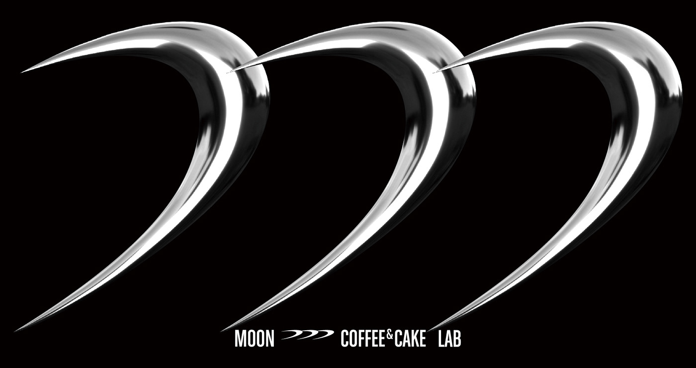 c4d cafe branding future graphic Layout motion graphic Sharp typography  