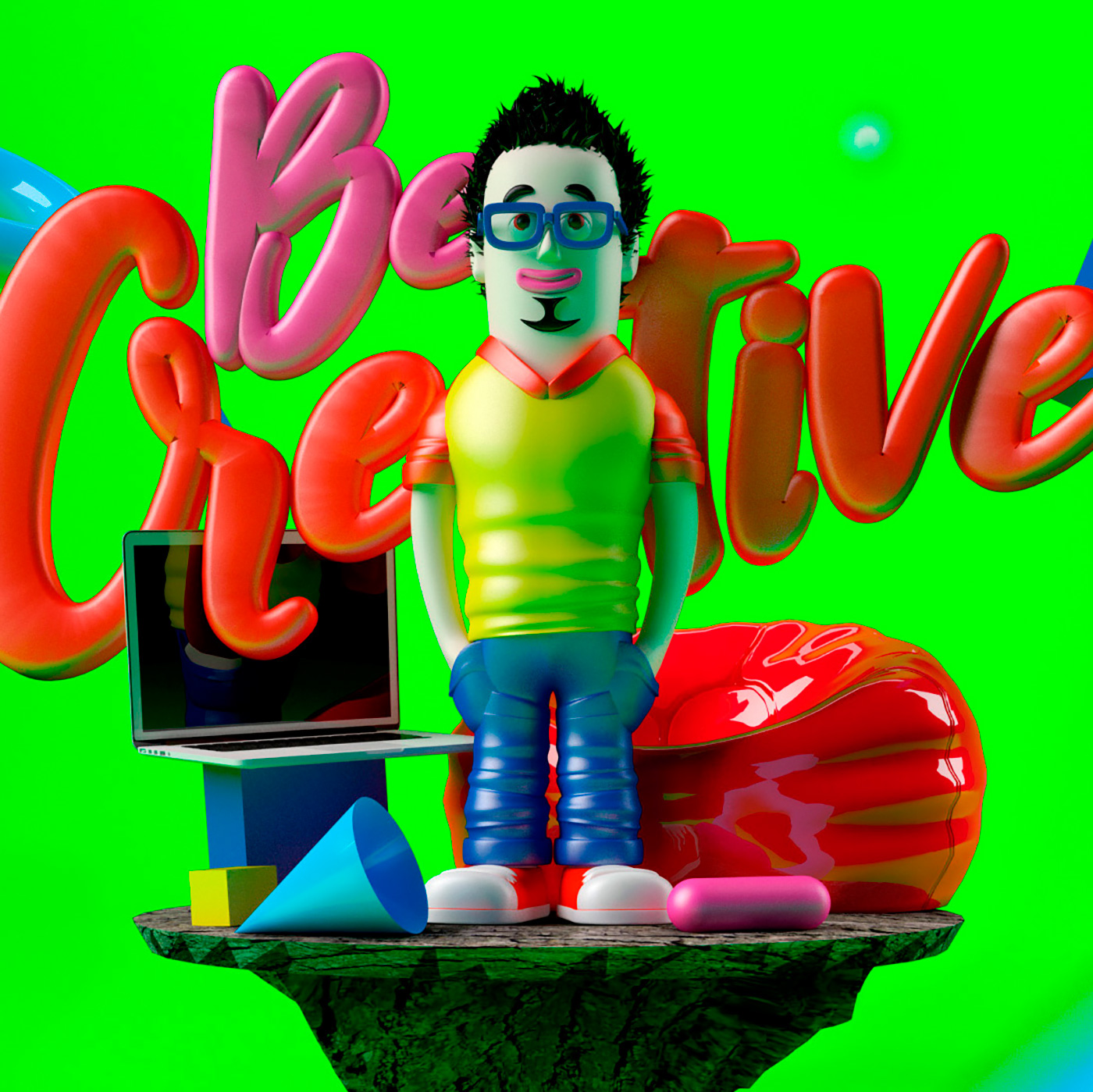 cinema 4d personajes 3D designer be creative creative miguelvalera Character