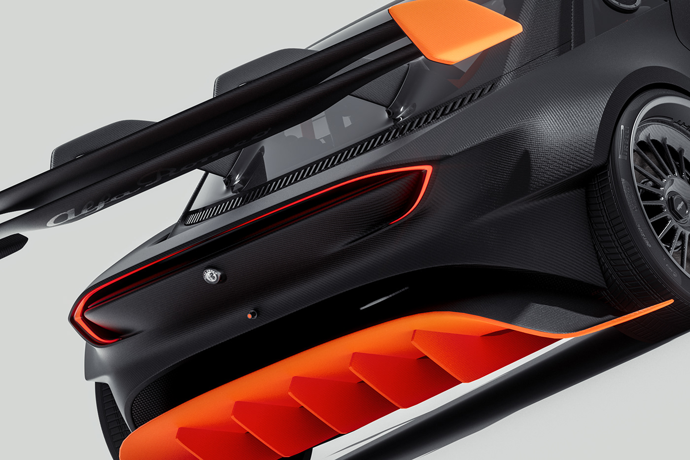 alfa romeo car design CGI Render Transportation Design redshift Maya c4d Passion Project Carbon Fibre