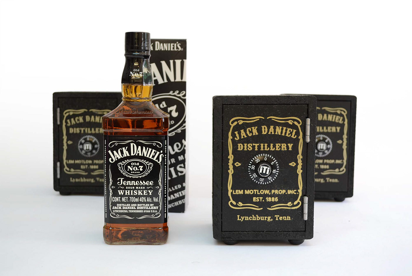 tipbox jack daniels Whisky Whiskey Brown Forman  diablo design jack daniel brown-forman