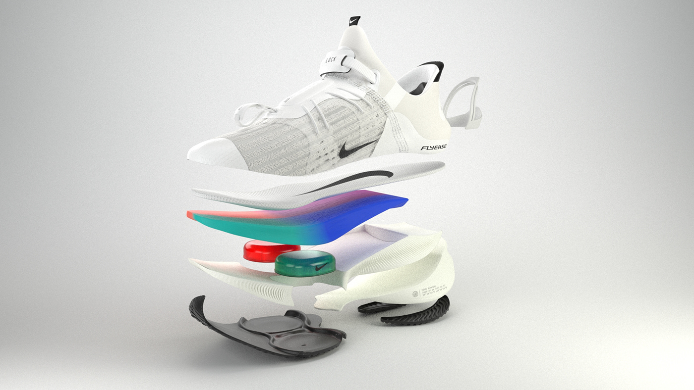 3D air max CG Maya Nike sneakers zoom
