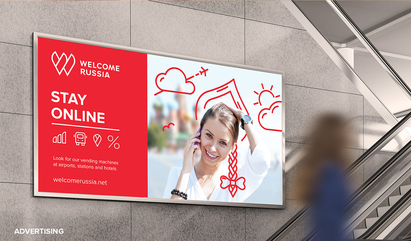 Corporate Identity identity Logo Design logo branding  tourist Russia