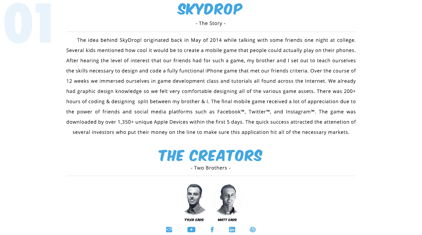 Skydrop eadsgraphic iphone ui design