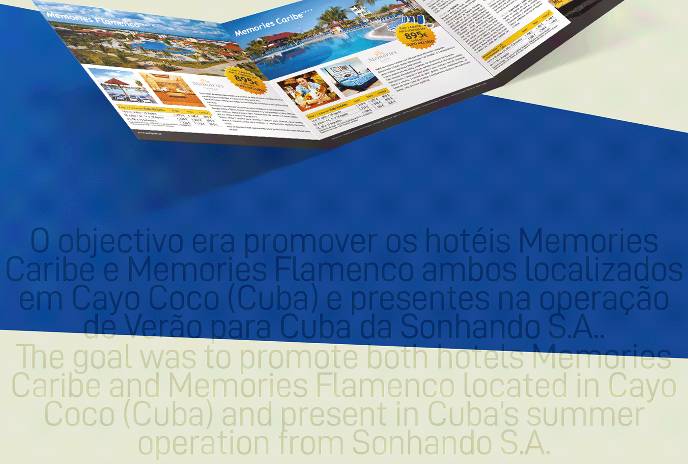 cuba editorial ferias flyer memories print sonhando triptico Turismo viagens