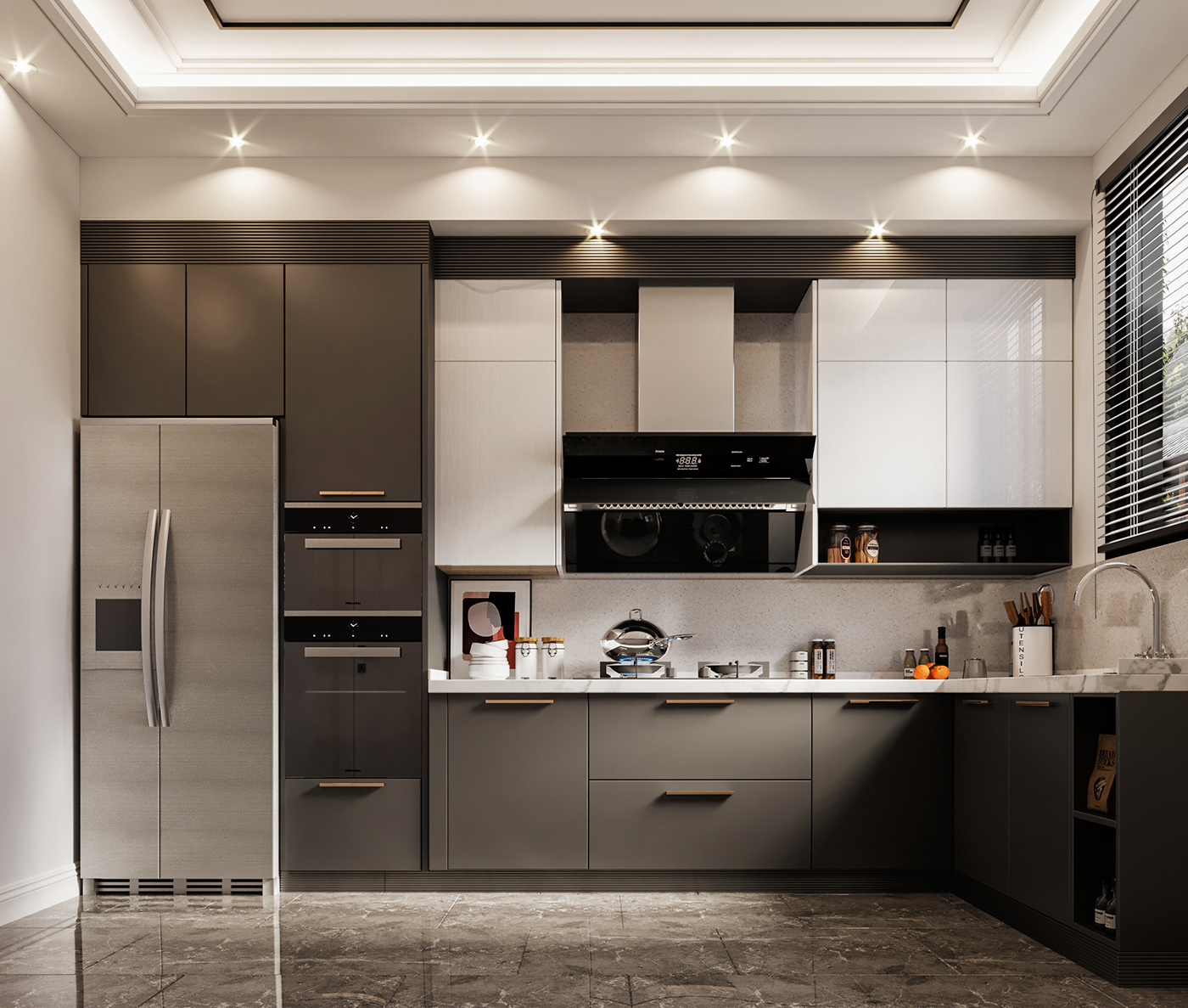 3dsmax architecture corona render  Interior interior design  kitchen kitchen design kitchens modern
