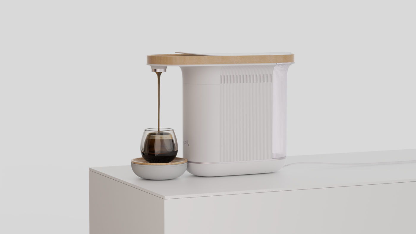 Coffee industrial design  product design  Coffee machine concept design home Interaction design  product user experience
