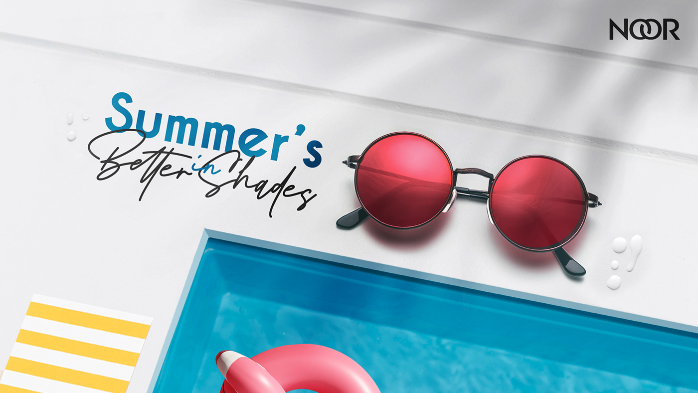 Social media post Creative Design summer Shades key visual art direction  campaign Socialmedia visual identity Sunnglasses