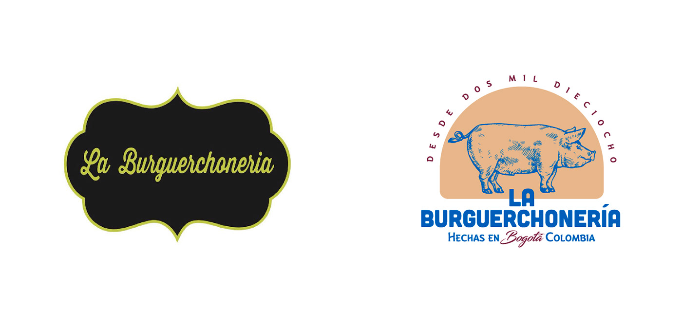 La Burguerchonería Type Sailor david espinosa burger brand logo restaurant Stationery