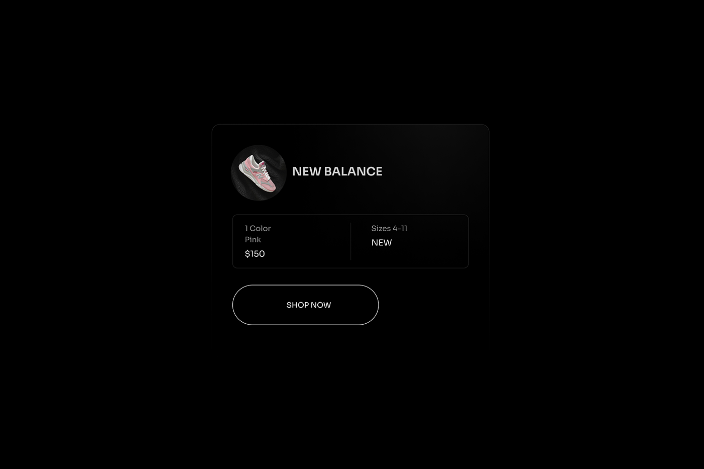 dark mode Website shoes Ecommerce Shopify Figma UI/UX ui design Web Design  landing page