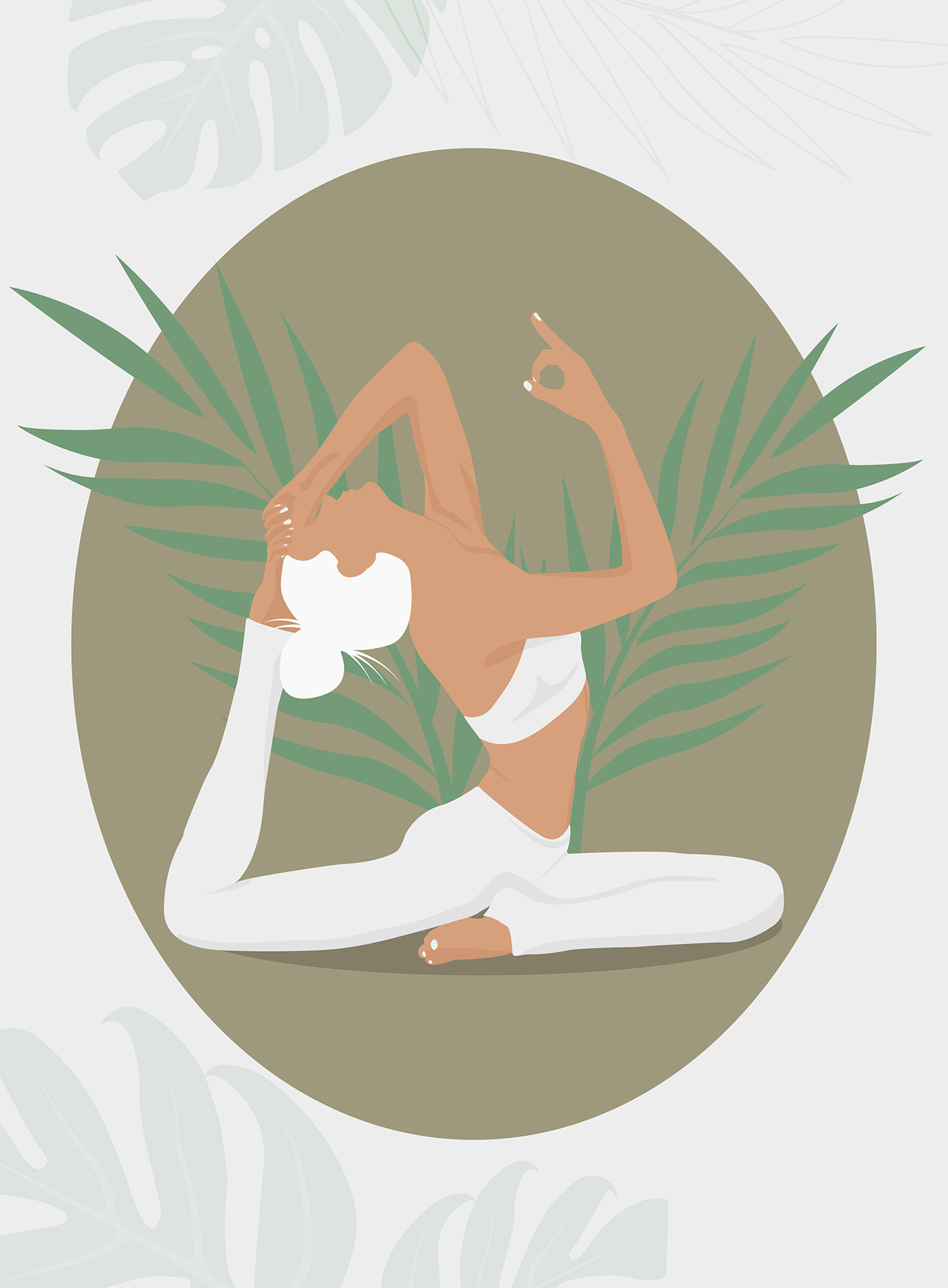 Yoga графический дизайн дизайн иллюстрация Йога Студия йоги