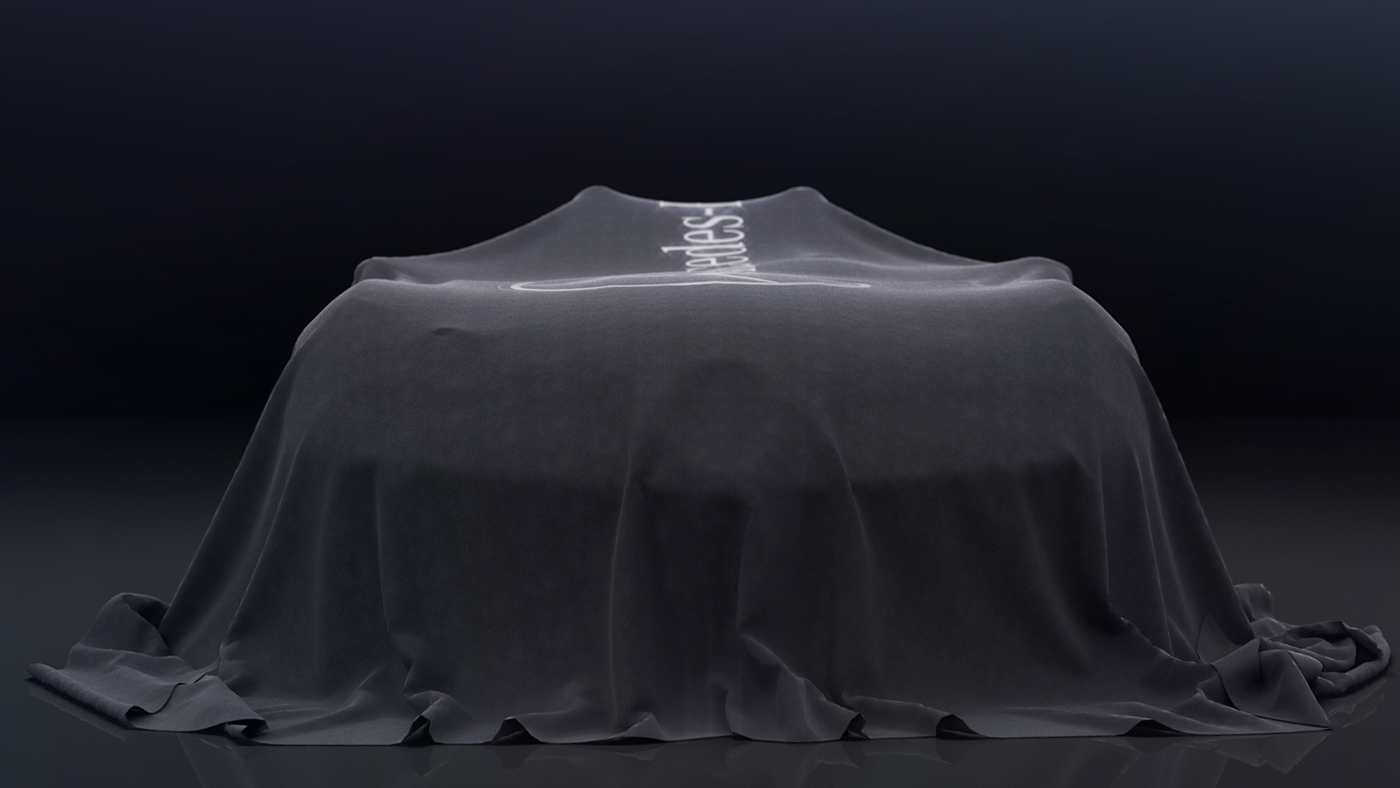 CGI Autodesk vray 3ds max digital cloth mercedes slr automotive   car polygonal