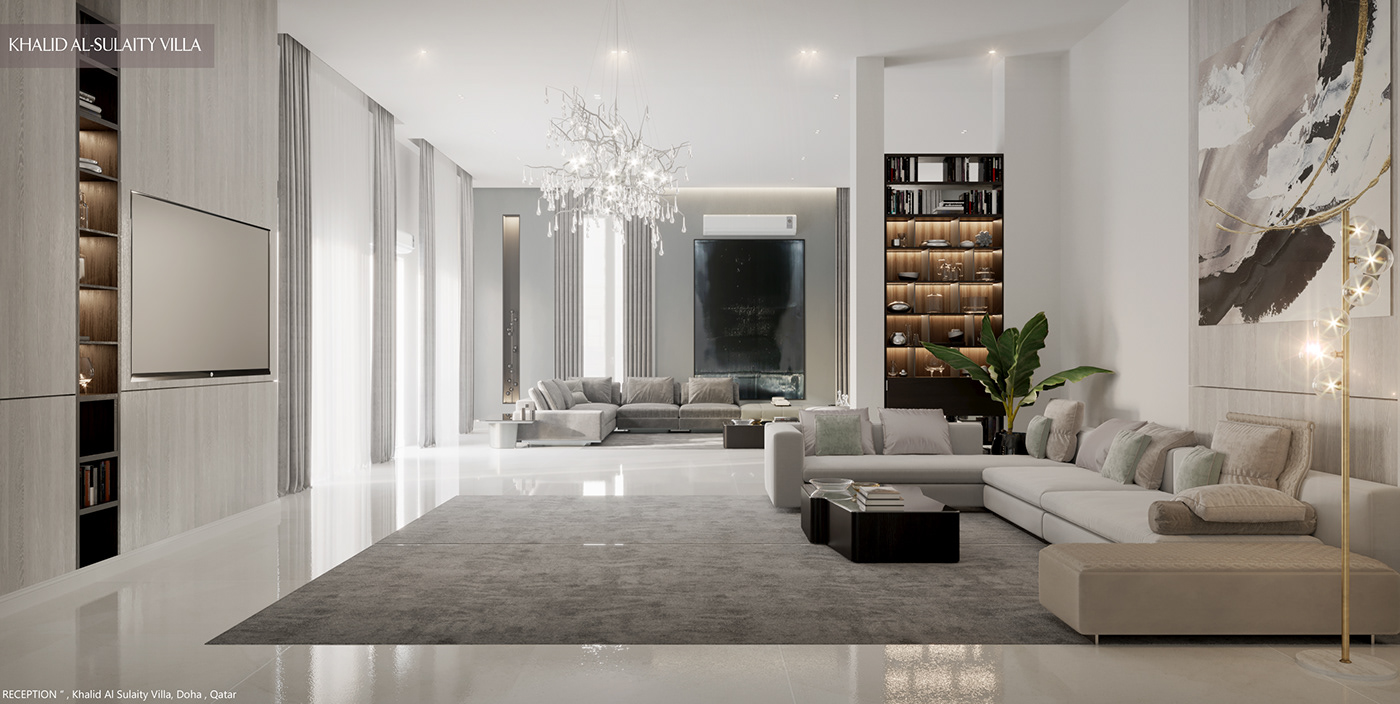 Interior corona new scene free livingroom bathroom ideas design Villa