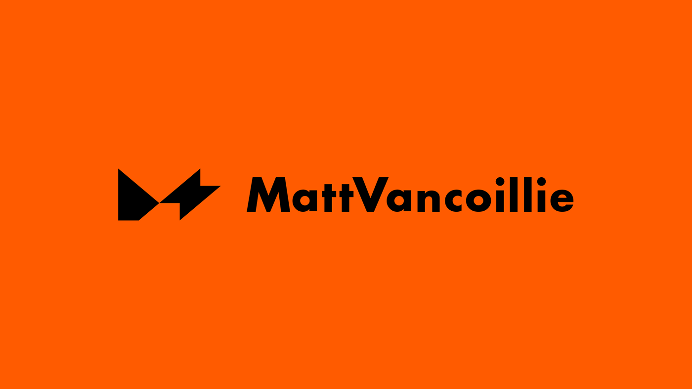 Matt Vancoillie, Black Logo on Orange