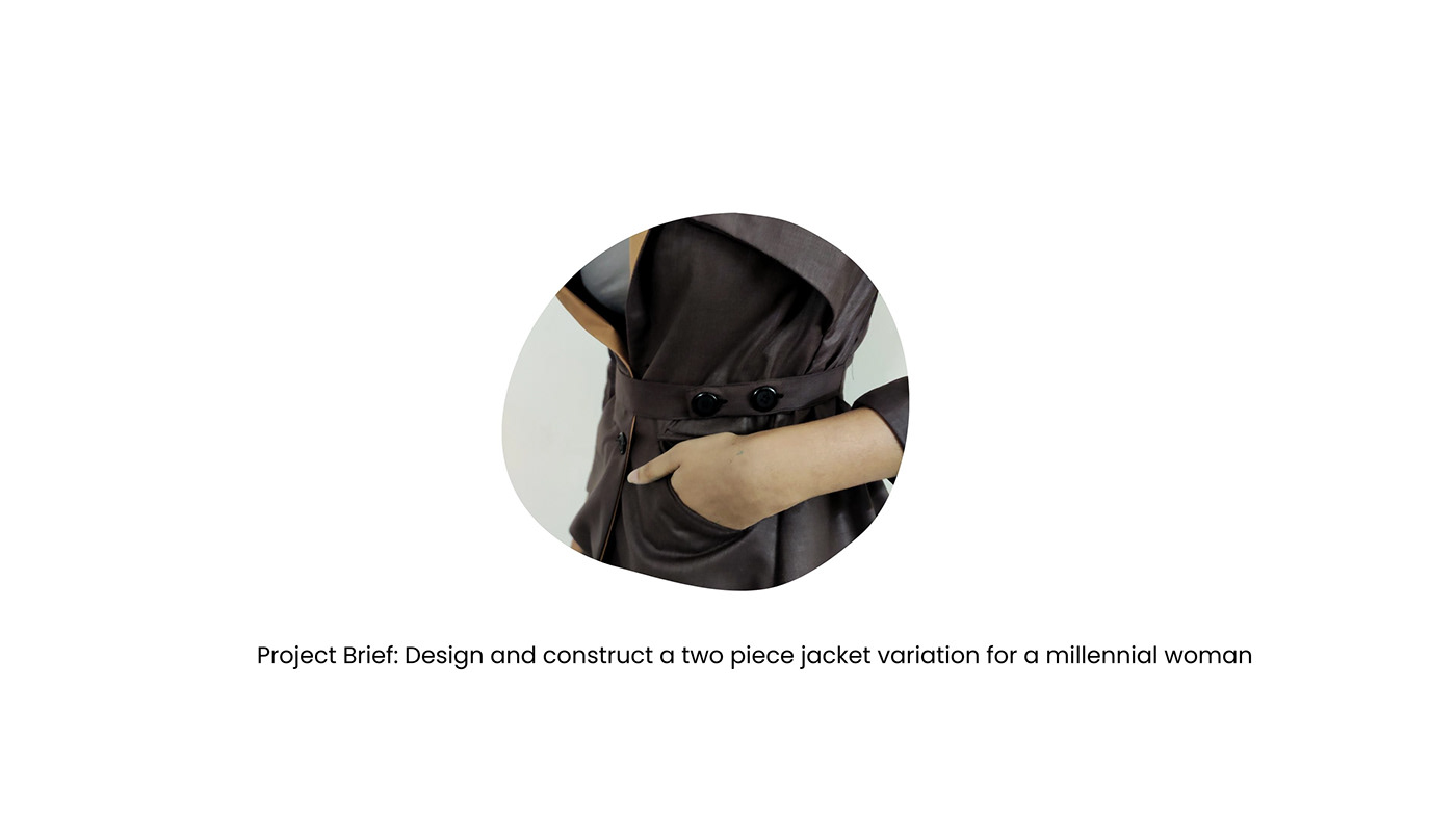 Fashion  fashion design Garment Construction garment design ILLUSTRATION  jacket jacket construction