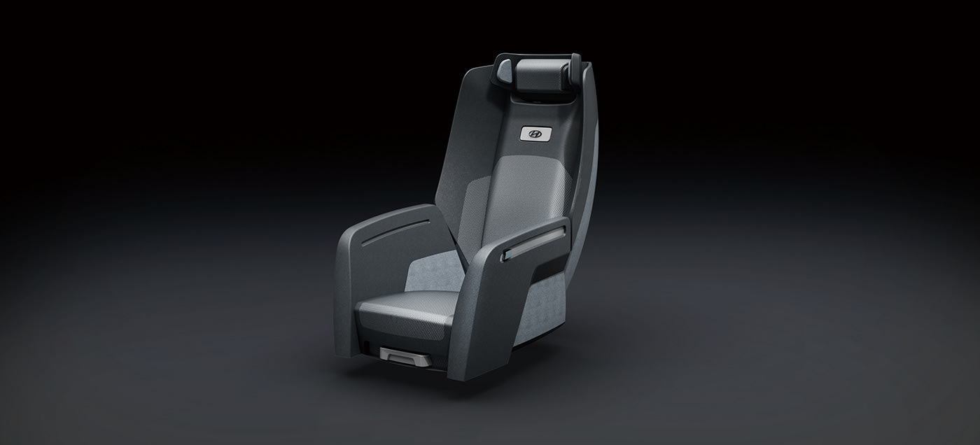 Alias Autonomous cmf color design Hyundai industrial design  Interior seat VRED