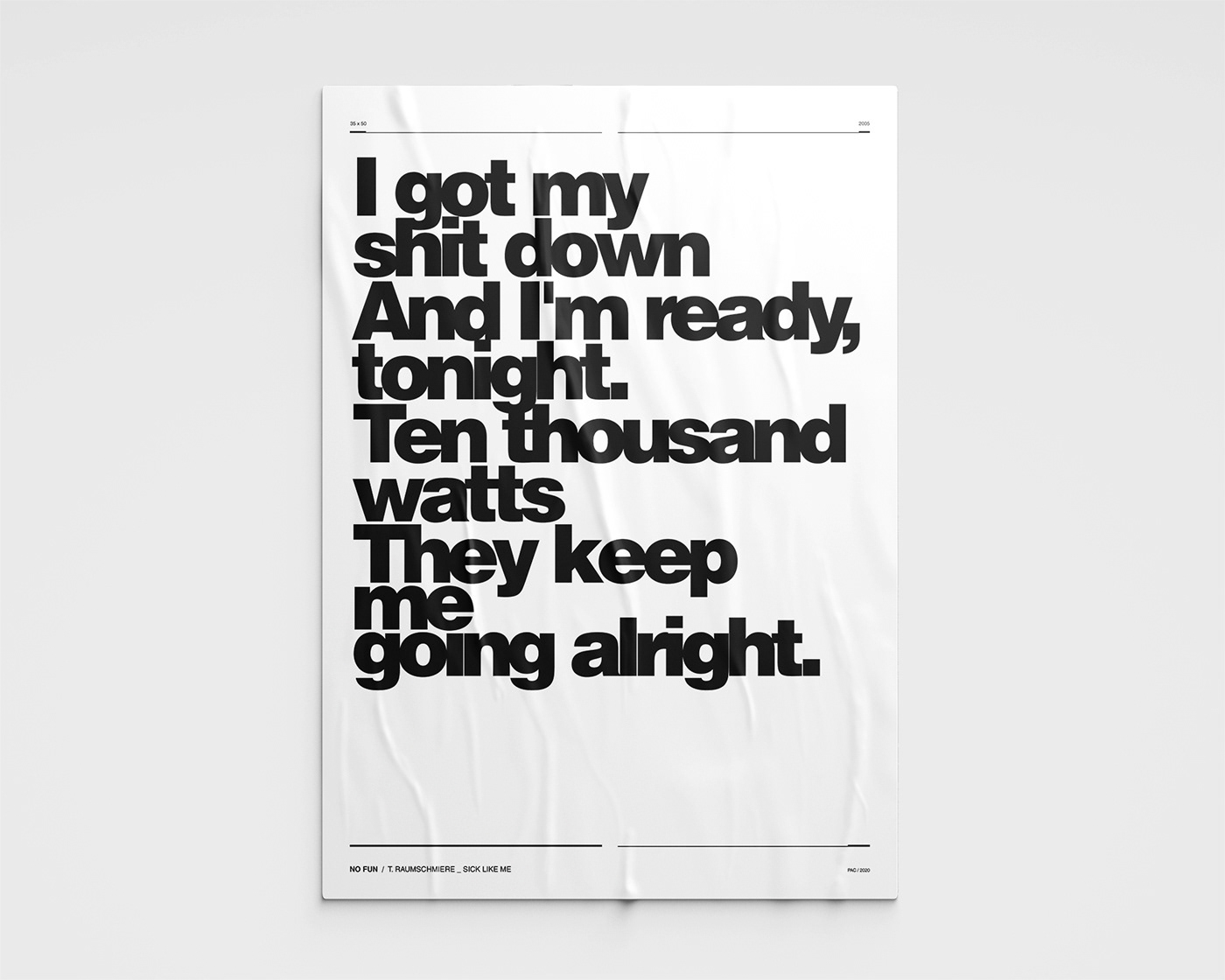 artwork electronic graphic design  ILLUSTRATION  Lyrics Poster music poster Poster Design print typography  