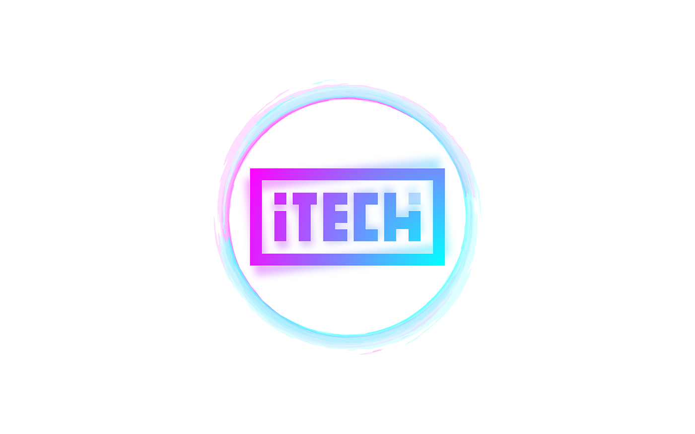 شعار itech أيقونة vector 3D Logo Design tech