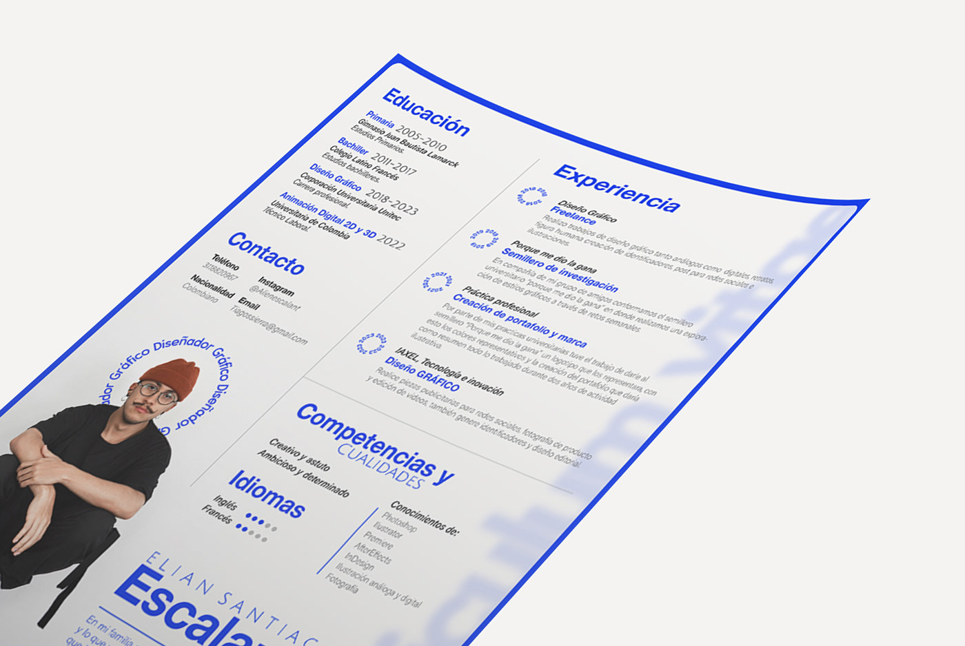 CV Resume portfolio Graphic Designer cv design Curriculum Vitae resume design professional creative CV Resume