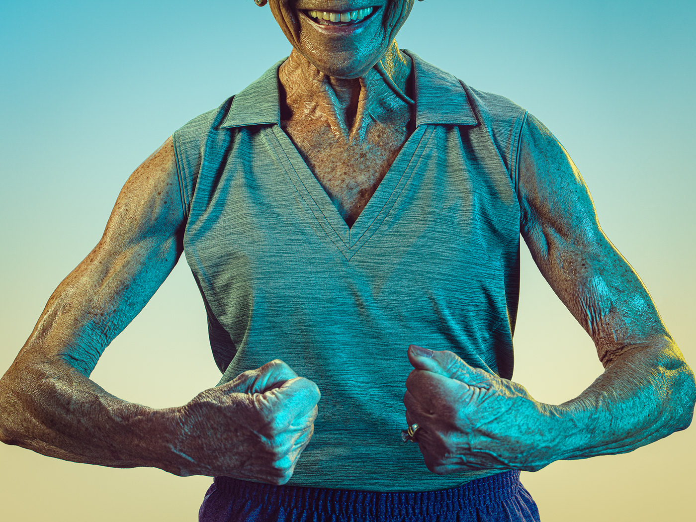 portraits portrait senior senior citizen athletes athlete olympic projection color gradient