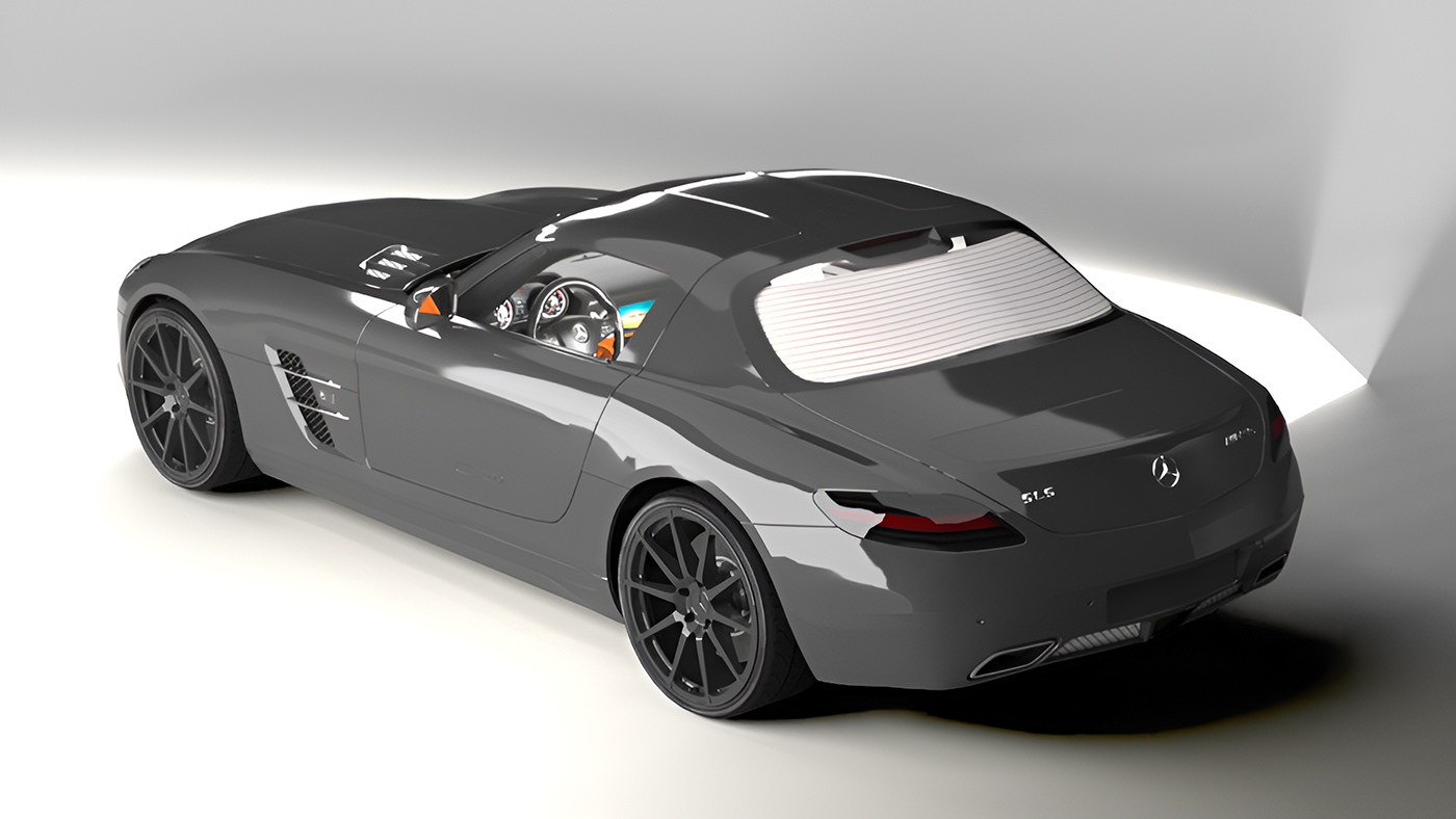 rendering solidworks visualize visualize Solidworks 3drender photorealistic graphic design  automobile Benz benz rendering