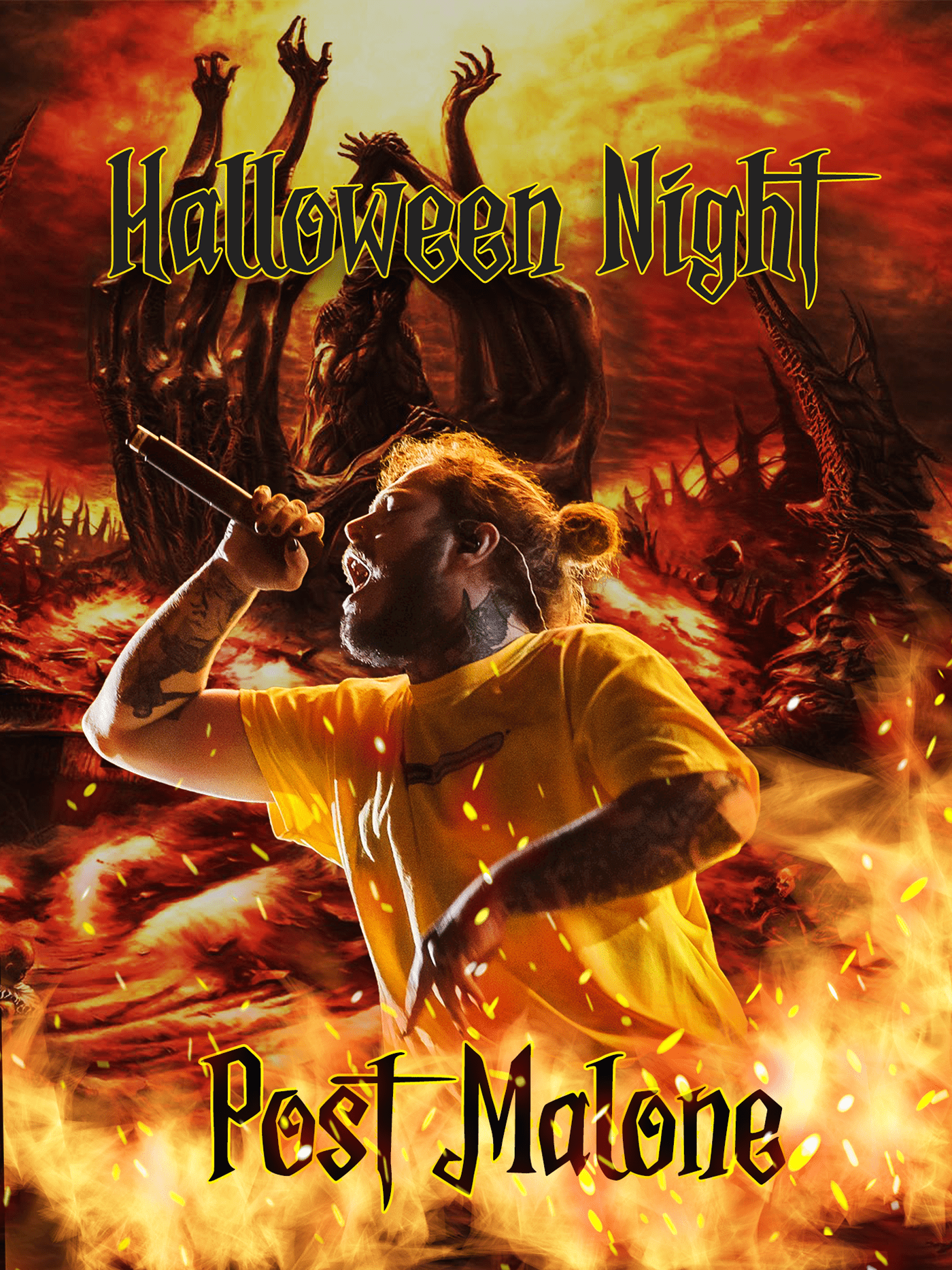 poster Halloween Image manipulation