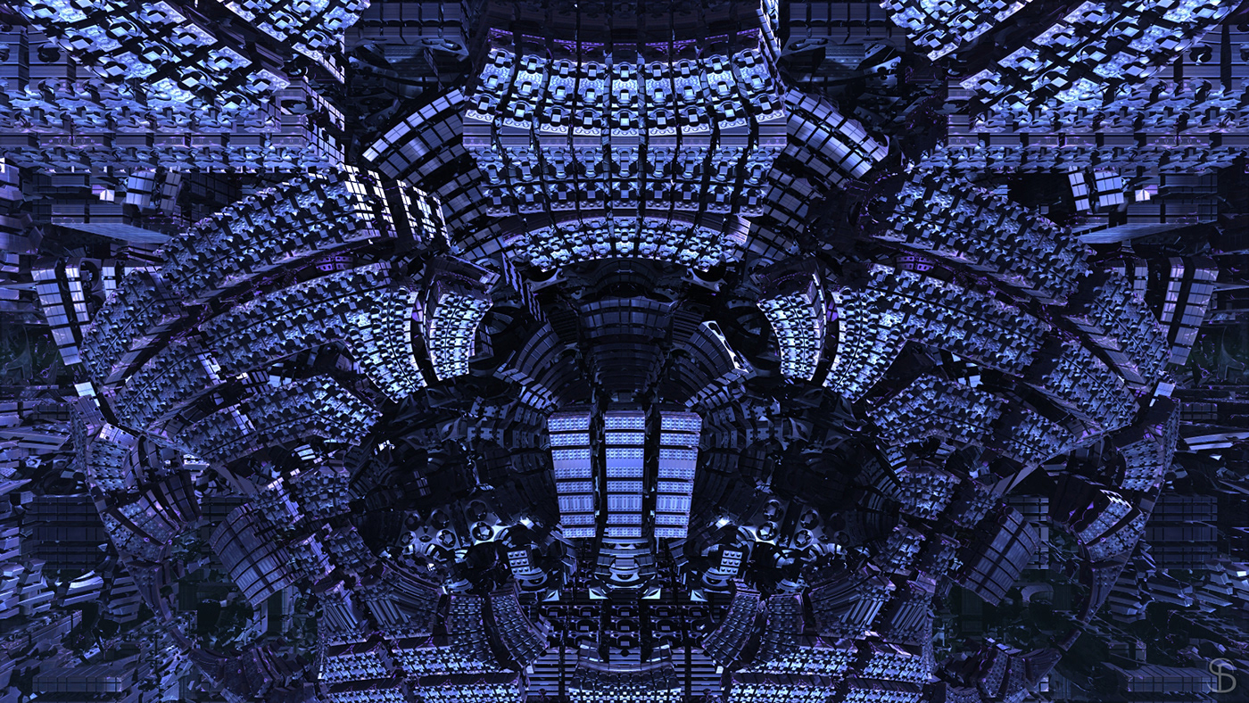 sacred geometry cosmic fractal fractal art Abstract Art Landscape meditative mystical art quantum art spirit art