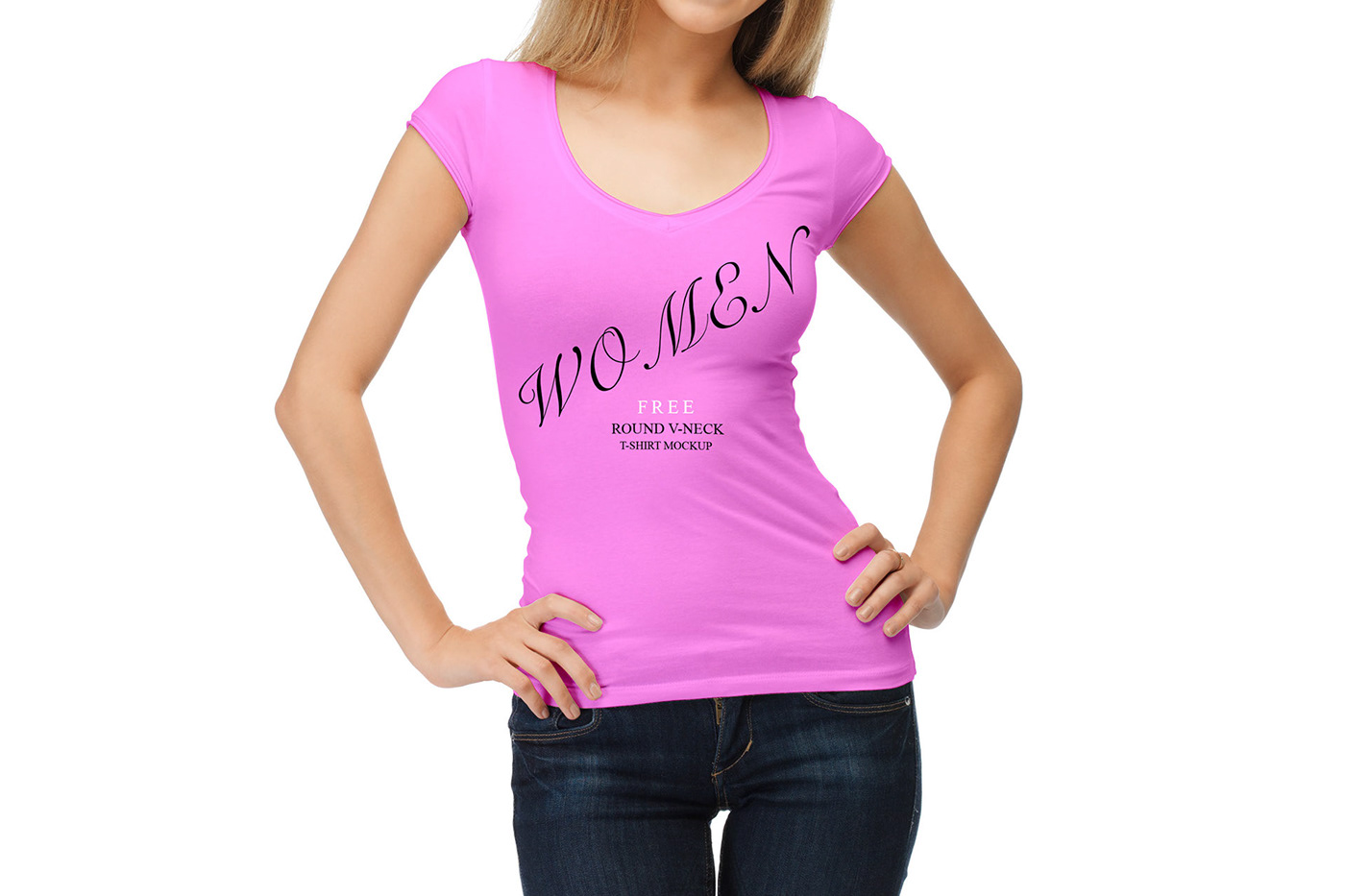 Download Free Women T-Shirt Mockup on Behance