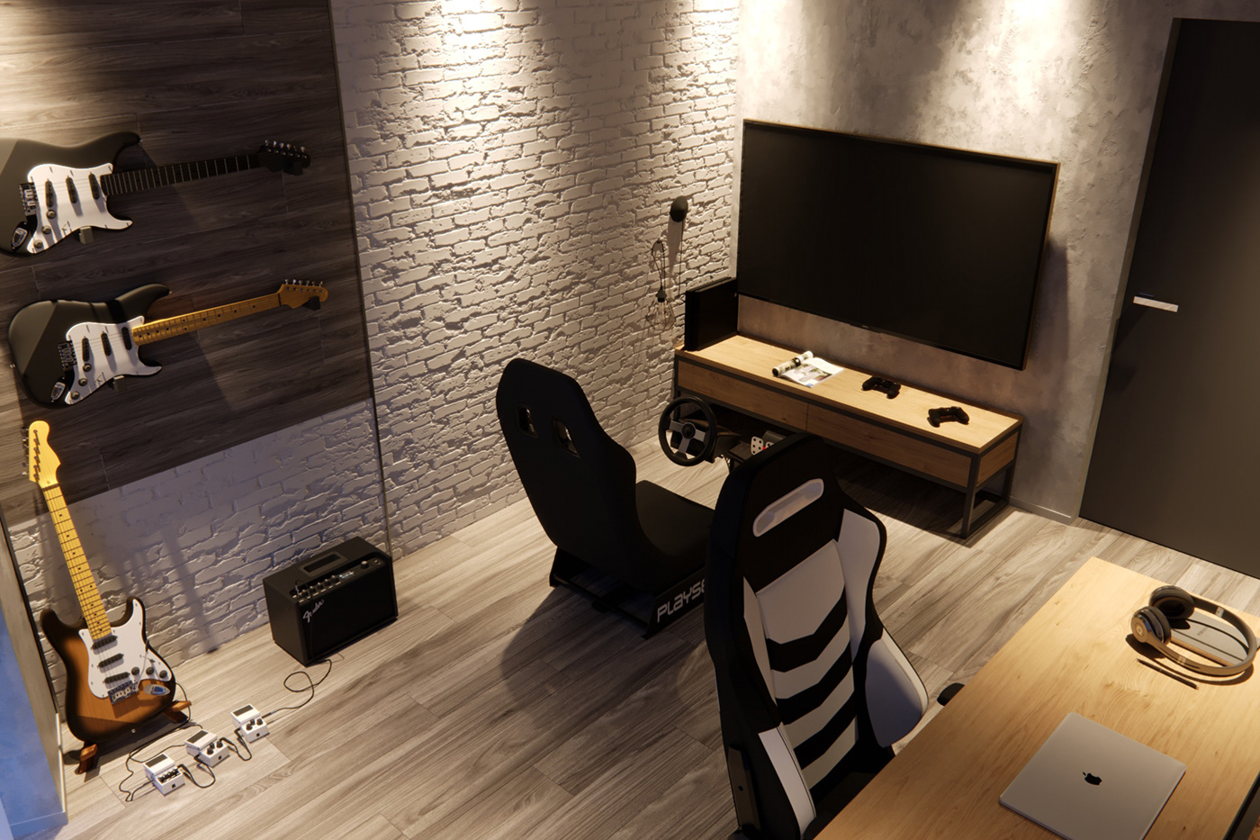 living room music room smart design workspace