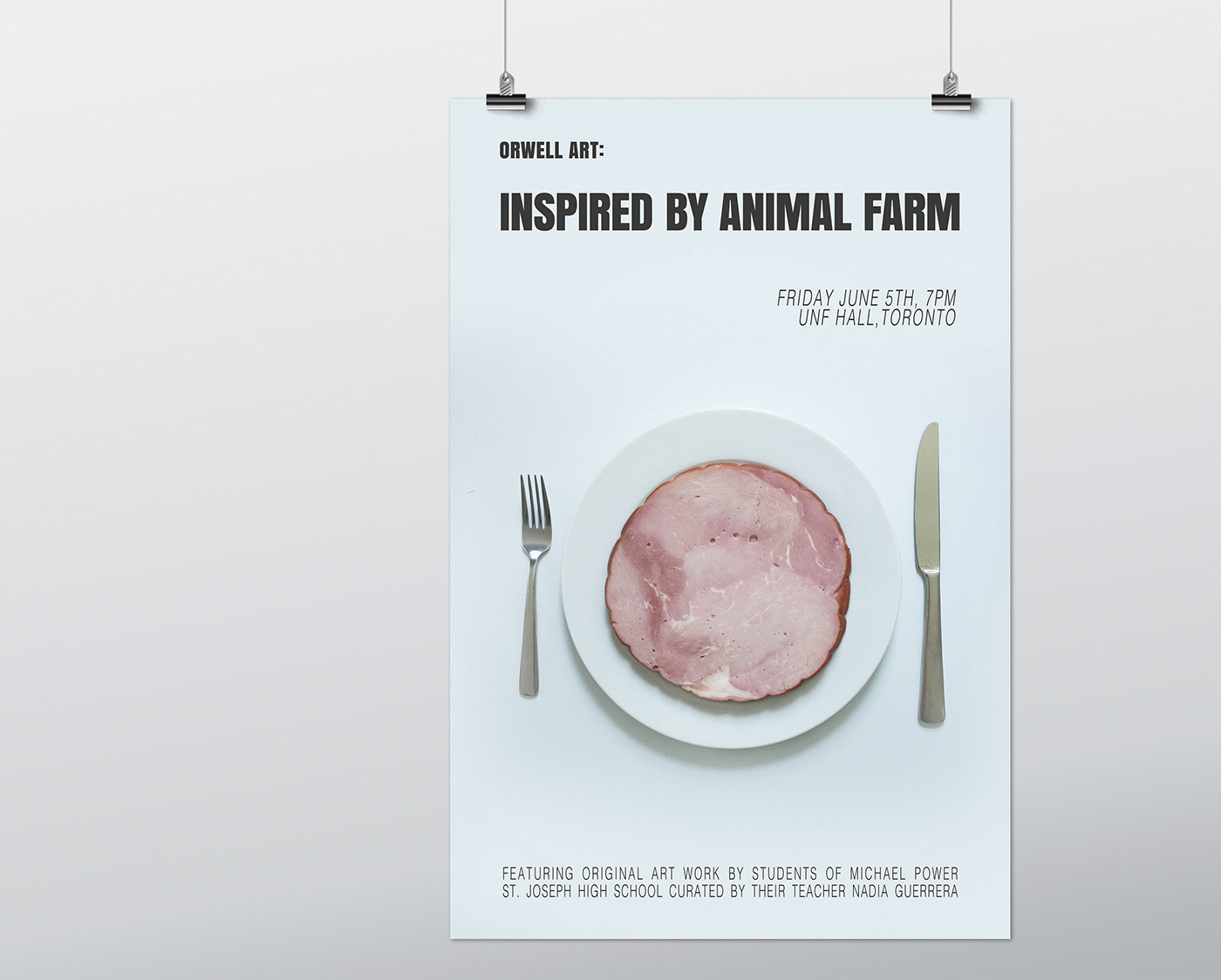 Adobe Portfolio Animal Farm Orwell orwell art poster