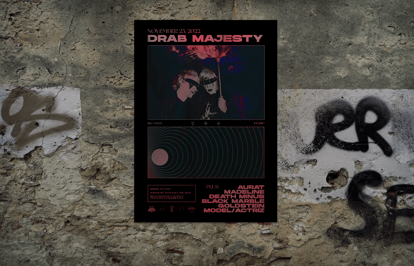 80s darkwave Digital Art  music neon poster Poster Design Synthwave vaporwave vintage