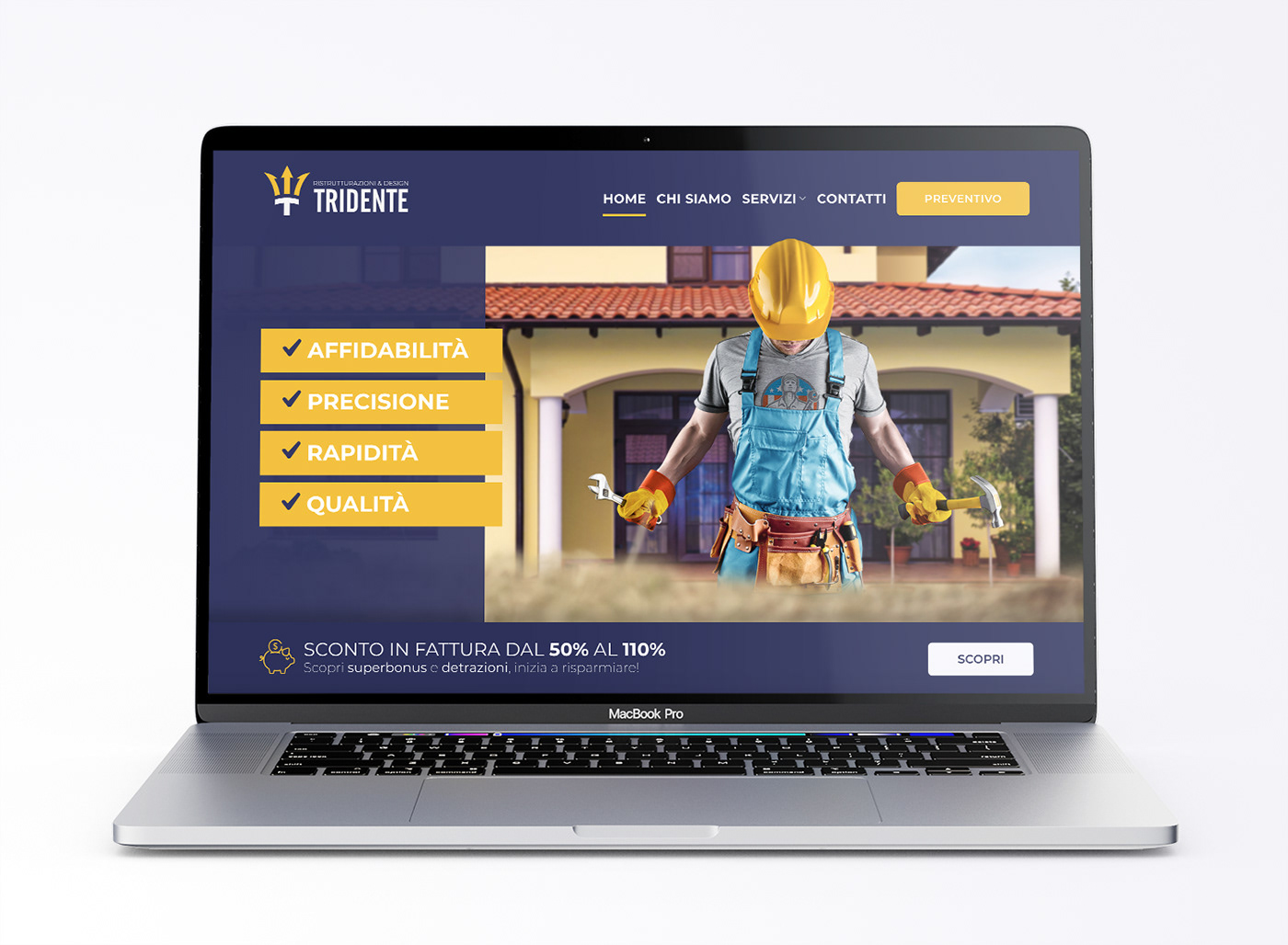 design Internet ristrutturazioni   sito Tridente Web Website wordpress