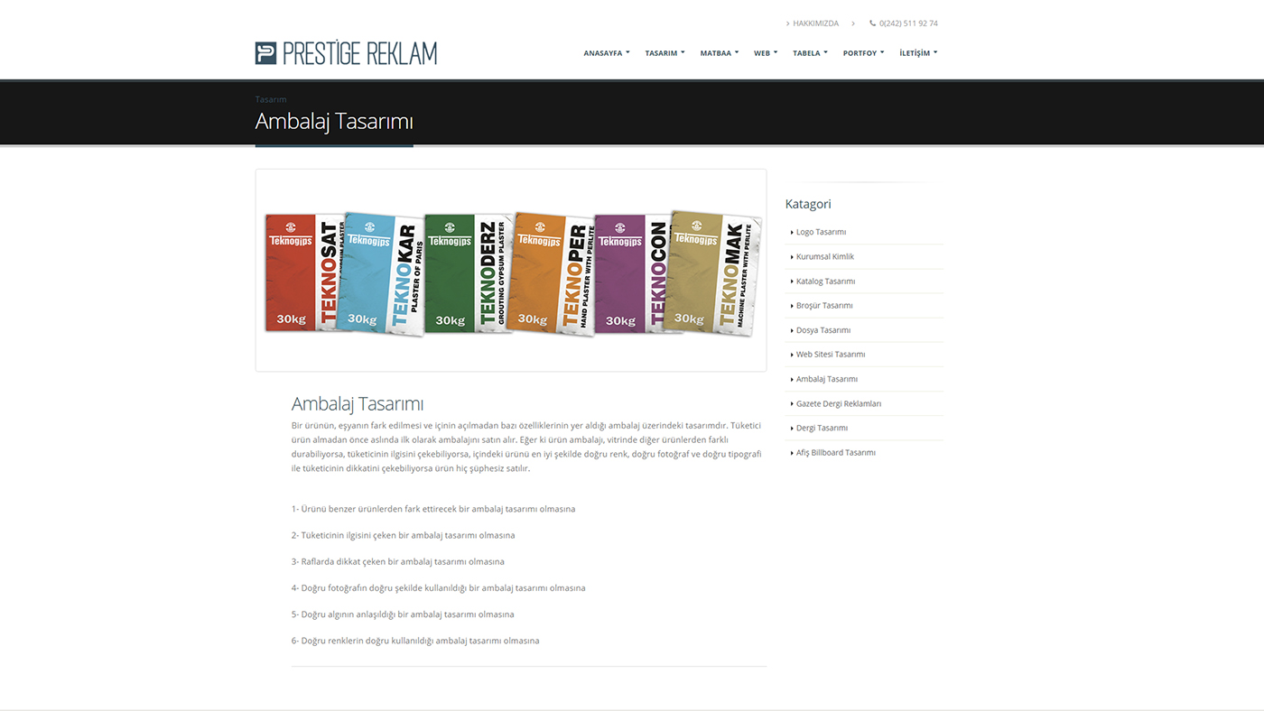 grafik tasarım web sayfası Markalama