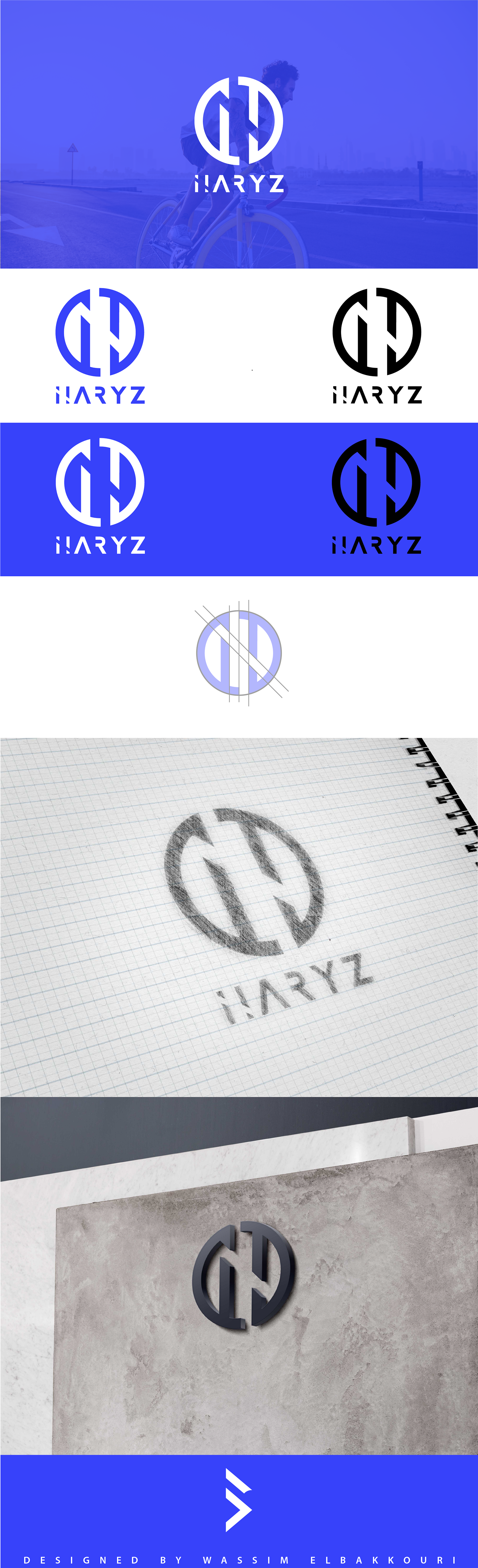 logo blue White insperation store identity branding  new creative simple
