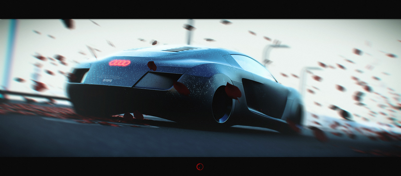 Automotive design Cinema Photography  cinematic photography Audi cardesign blender keyshot Keyshot Rendering Conceptdesign