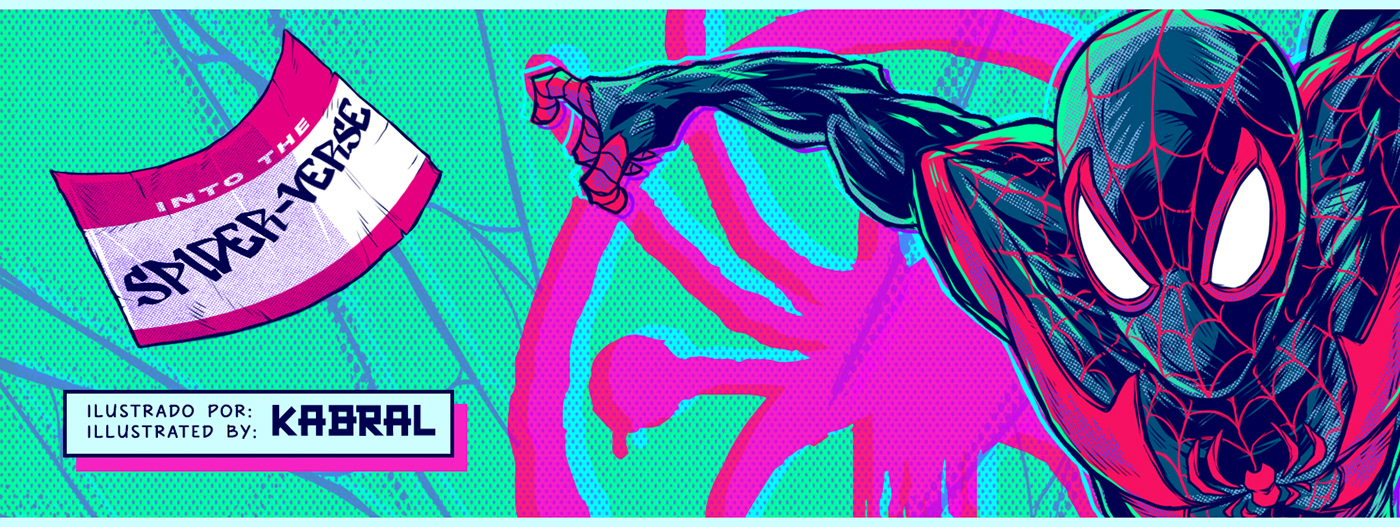 Digital Art  gwen stacy ILLUSTRATION  Ilustração marvel marvel comics miles morales  spider-man spiderman spiderverse