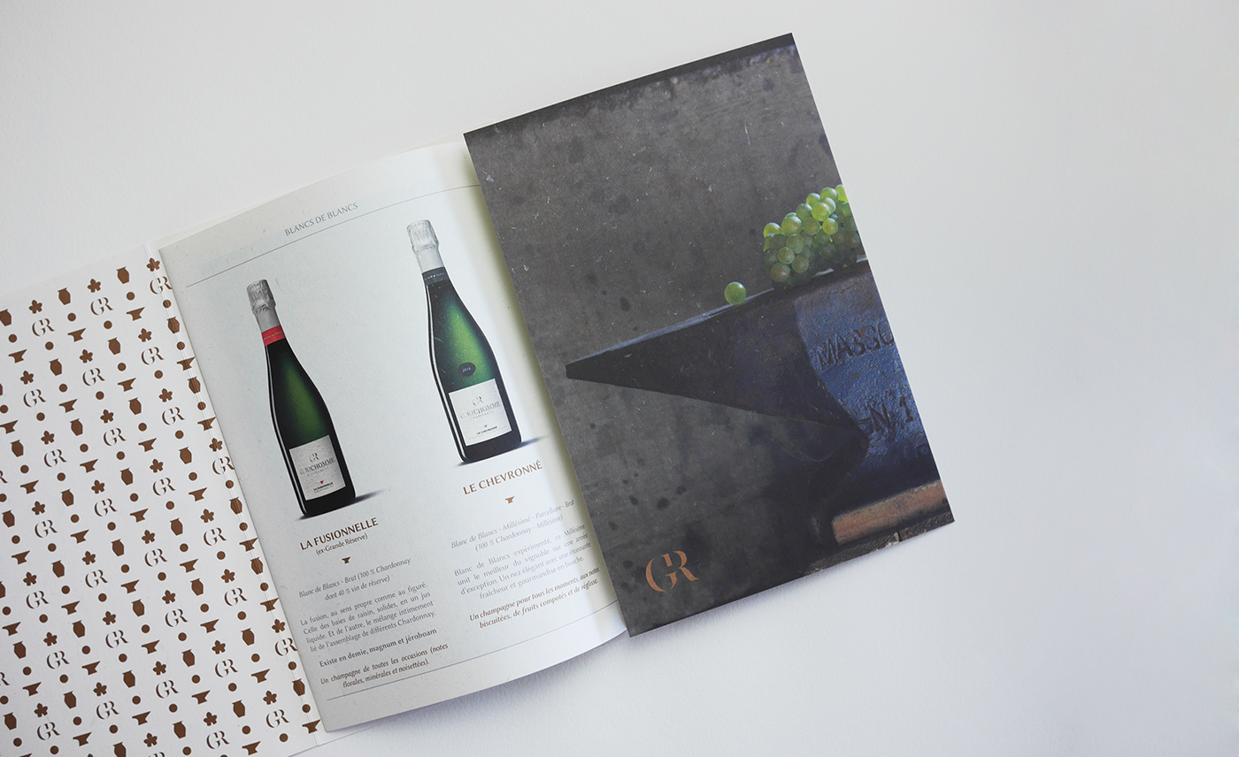 Champagne branding  winelabel graphisme identity Art Director Packaging print stationnery