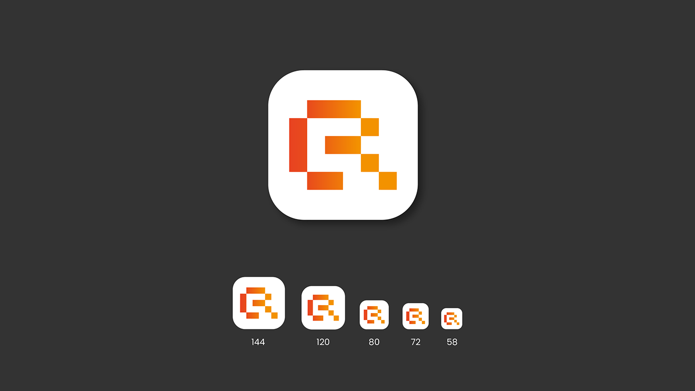 logo app Logotype mobile design Reservation app user interface Logo presentation