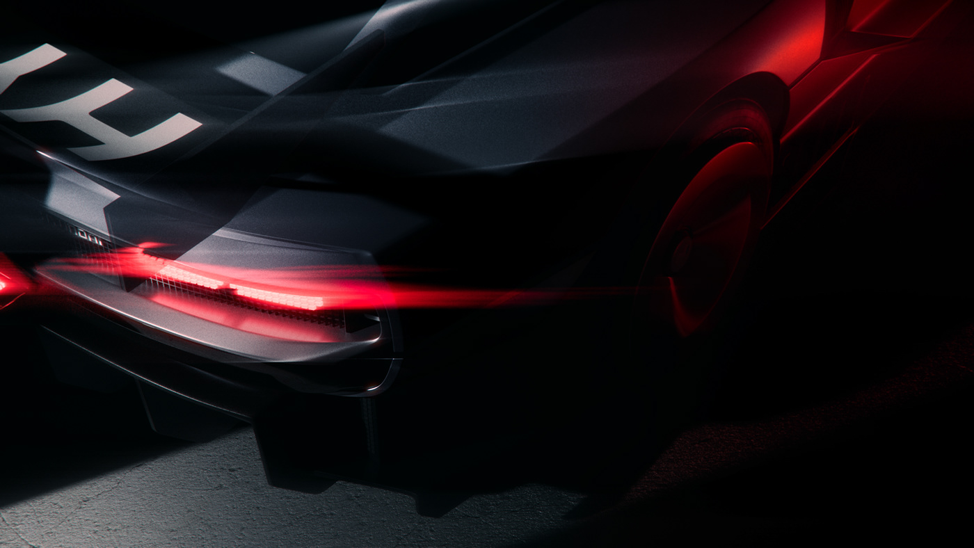 rnd light exploration 3D modern houdini CGI Render car