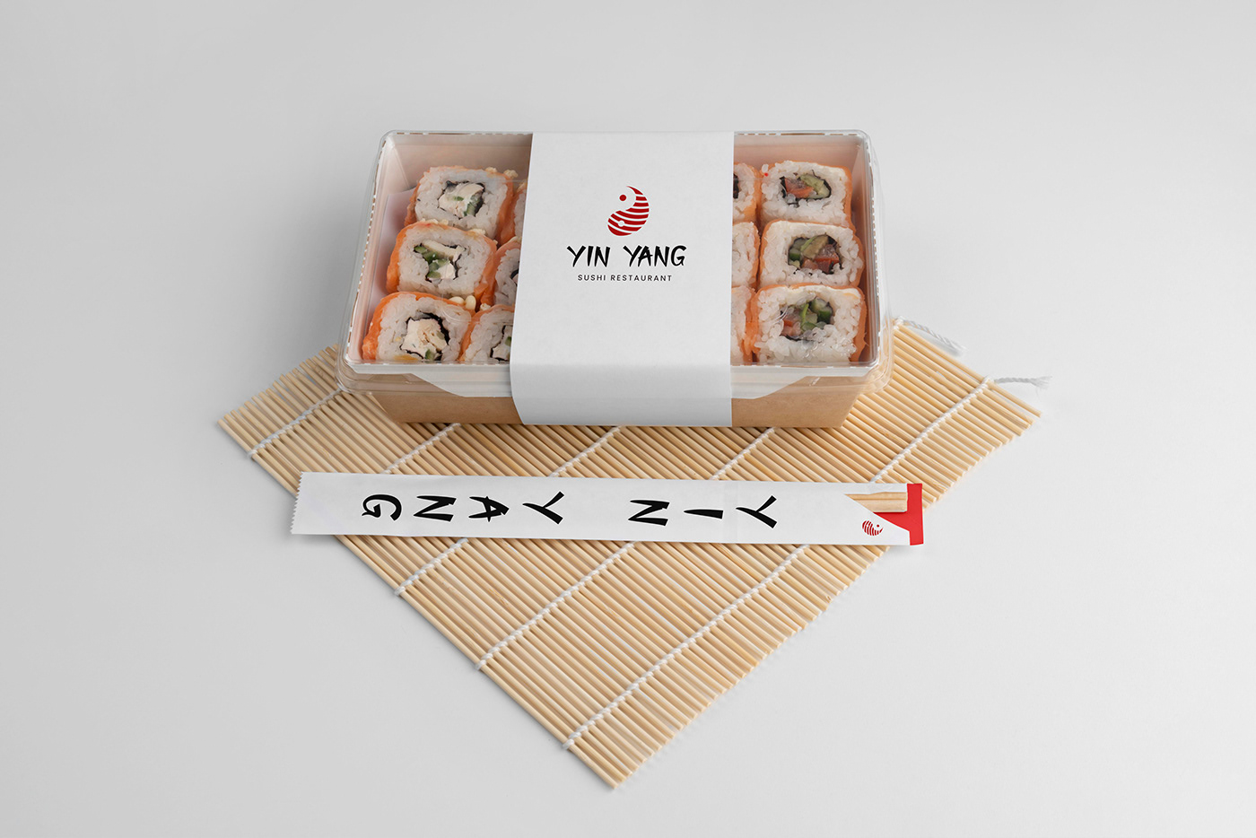 brand Brand Design brand identity branding  Branding design restaurant restaurants Sushi sushi restaurant Yin Yang
