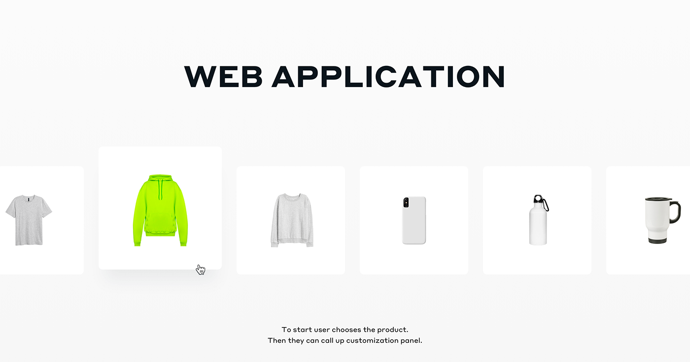 e-commerce ux UI Web store Clothing customisation Online platform Marketplace design