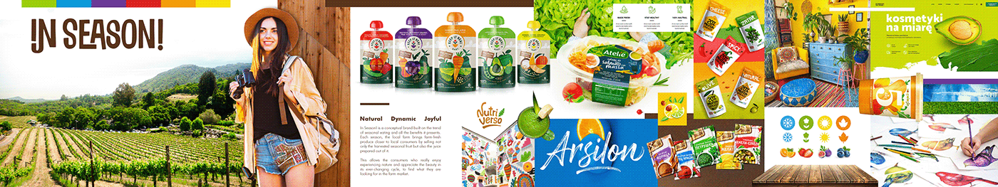 autumn can Fruit juice natural Packaging season spring summer winter