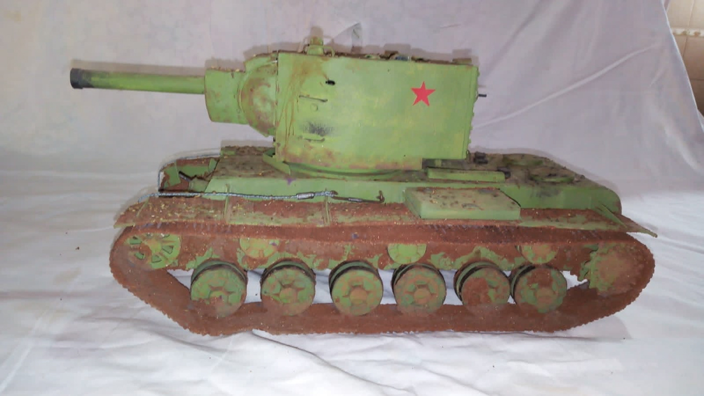 craft DIY handmade Military scale model Soviet Tank urss ussr ww2
