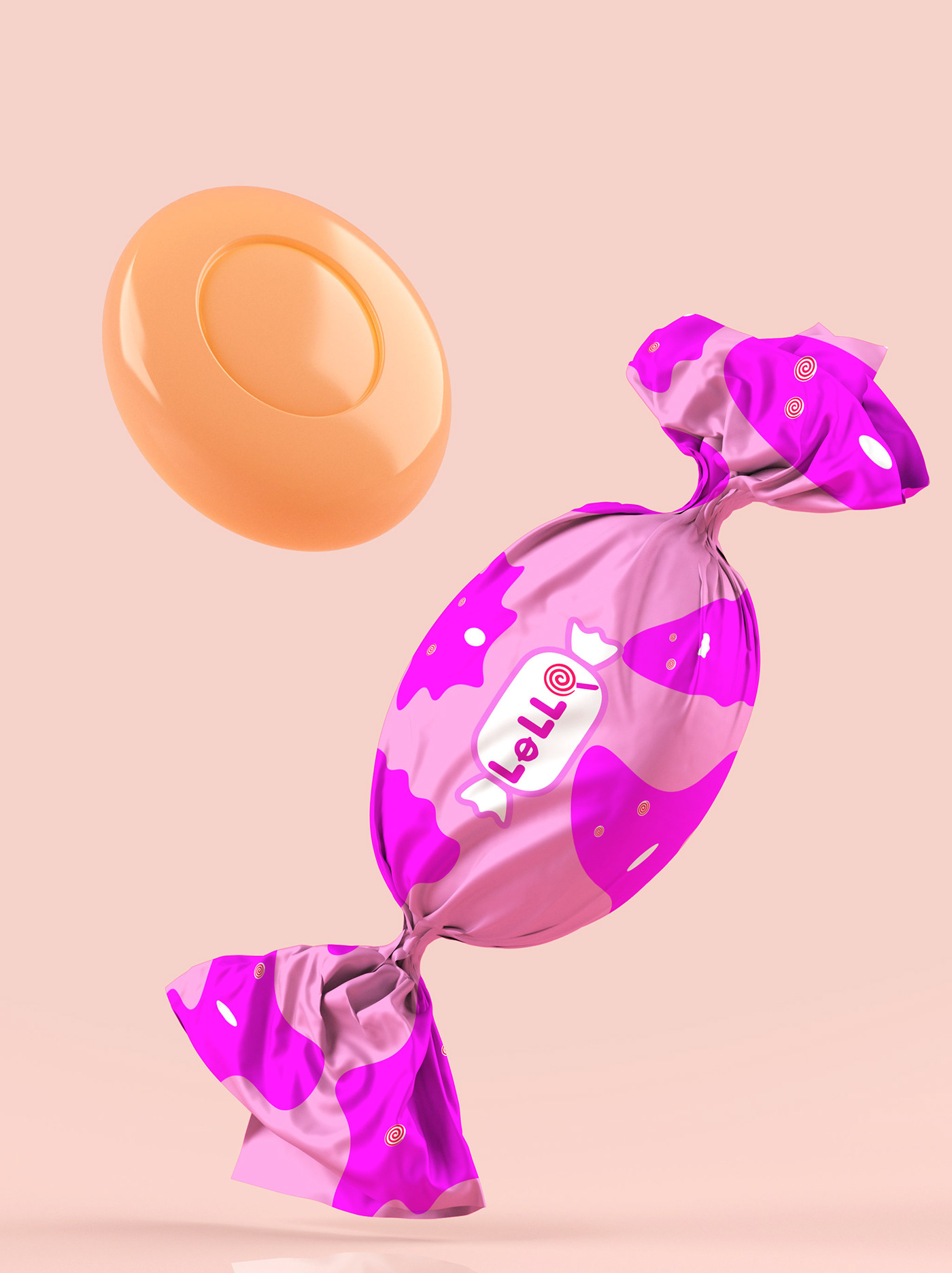 adobe illustrator brand identity candy packaging cartoon dessert Logo Design lollipop logo package design  sweet visual identity