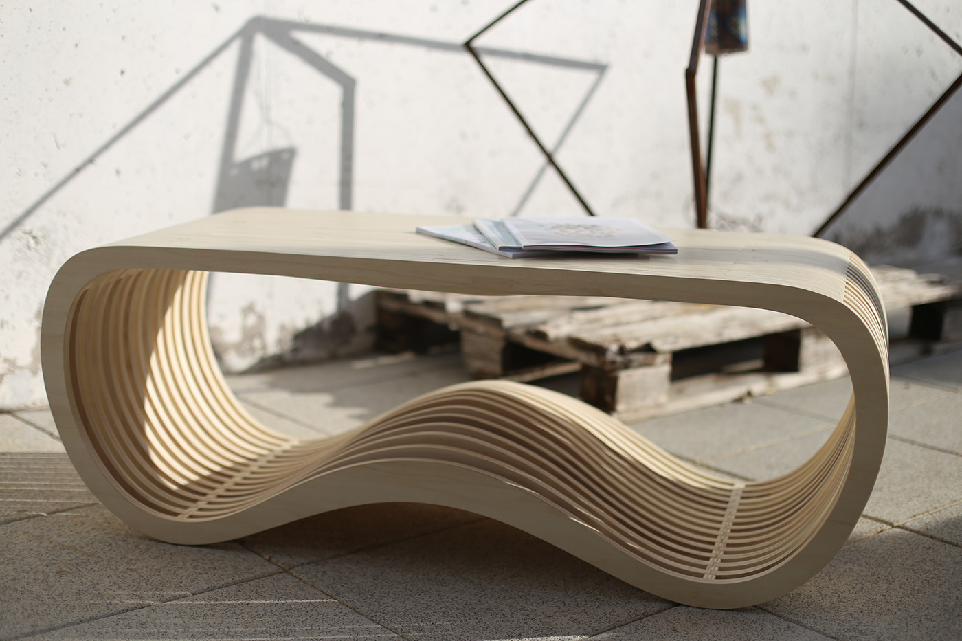 constructo furniture mesa diseño de mobiliario madera wood producto product parametric table