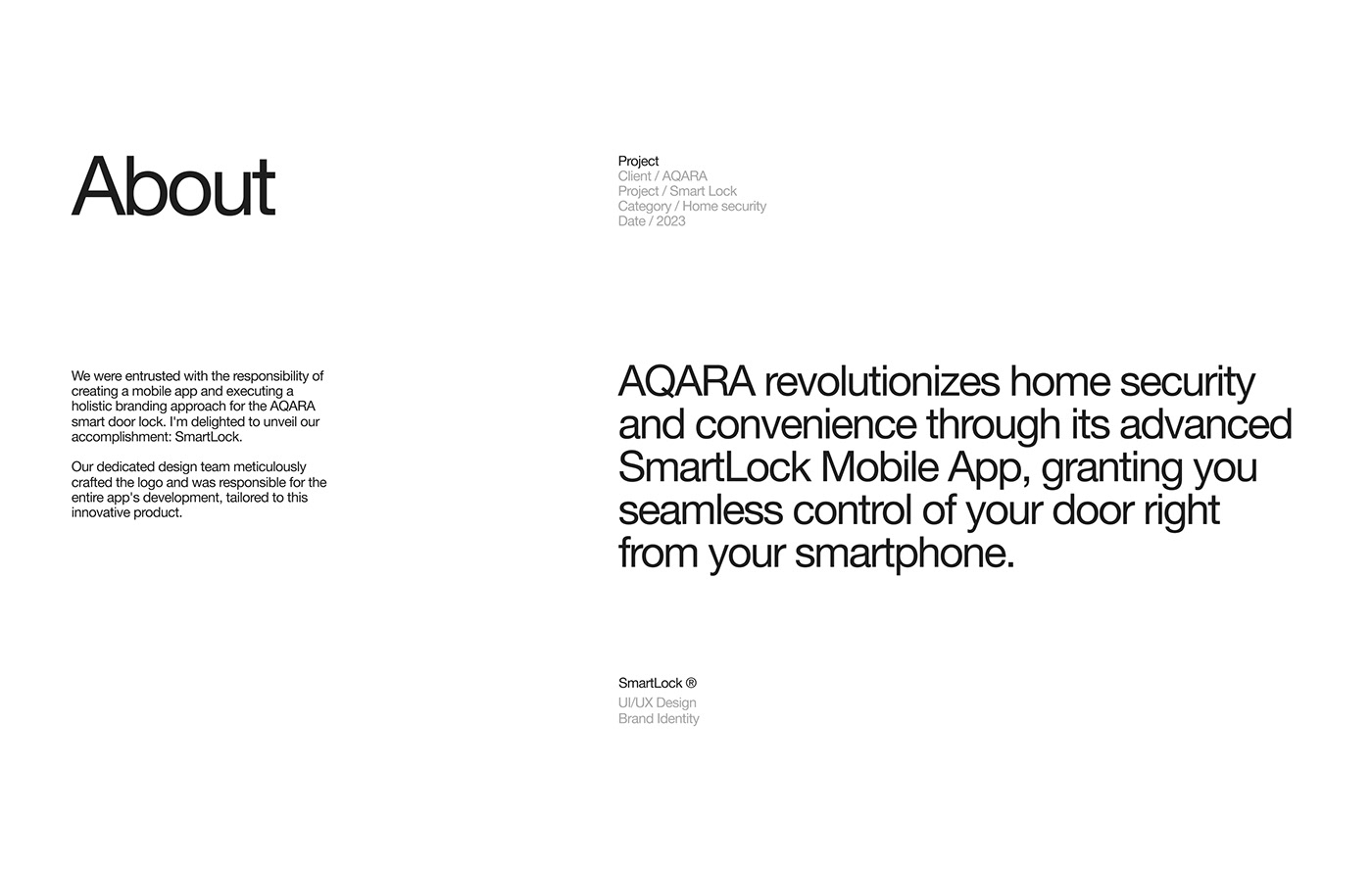 aqara smartlock mobile app ux ui