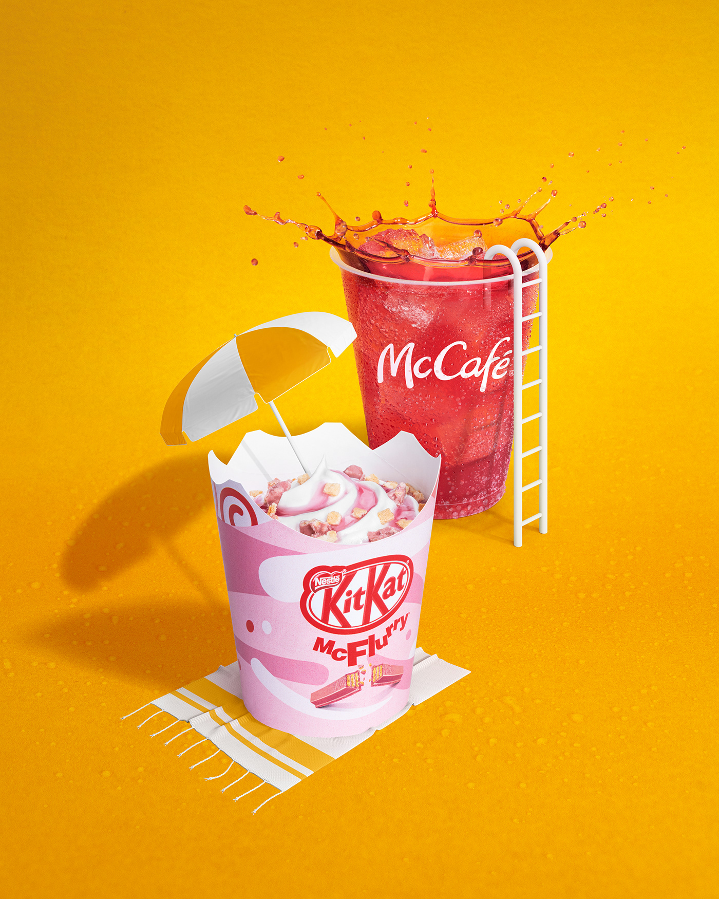 Food  food photography jakub dohnalek Leica McDonalds McFlurry pink profoto summer